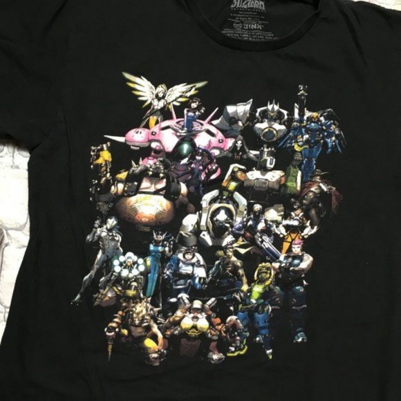 Blizzard Overwatch Team Jinx Mens Tee - Picture 3 of 5